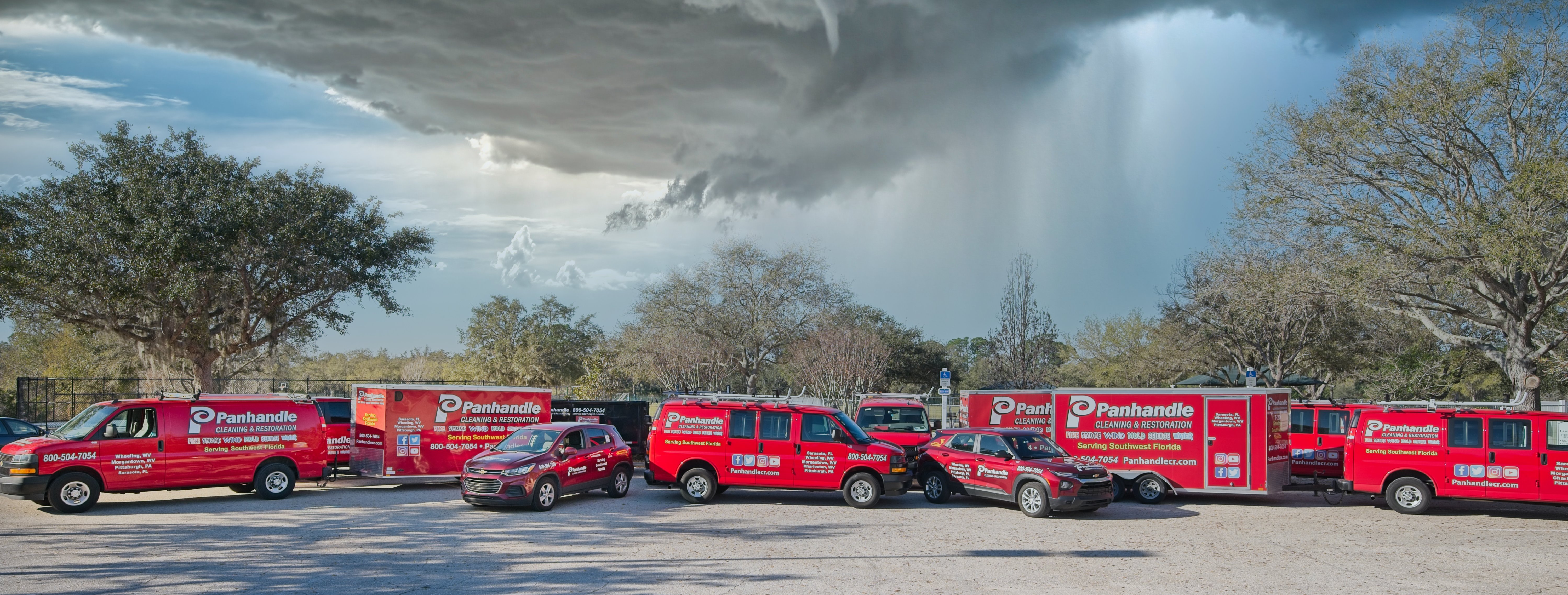 Panhandle service vehicle