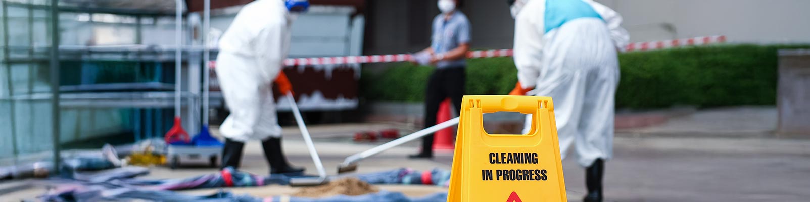 Professional accident cleanup services