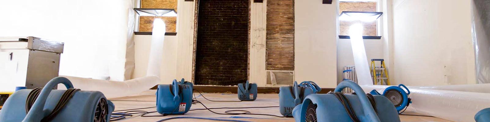 Water damage banner