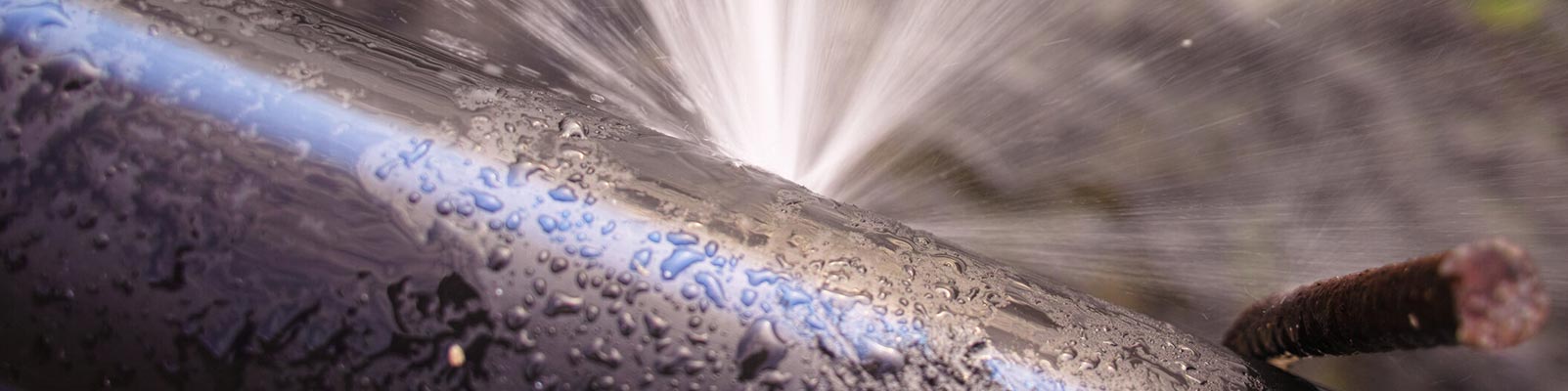 Burst water pipe