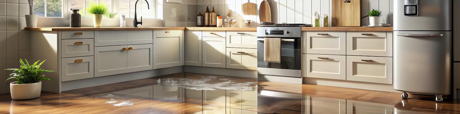 Clogged drain overflow