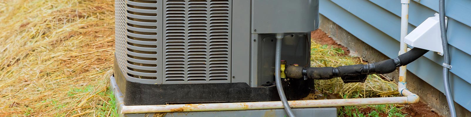 HVAC discharge line