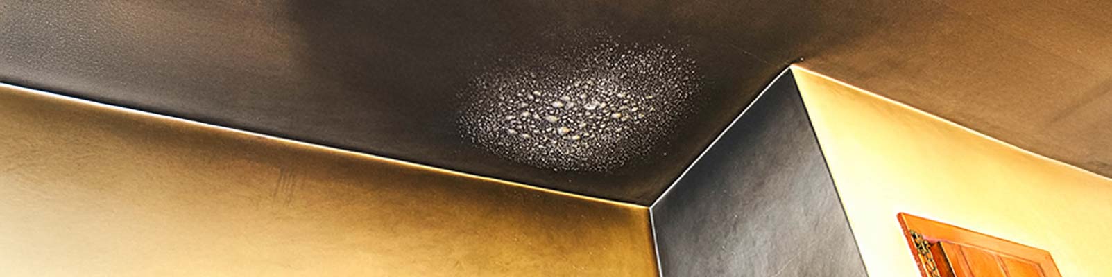 Smoke damaged wall banner