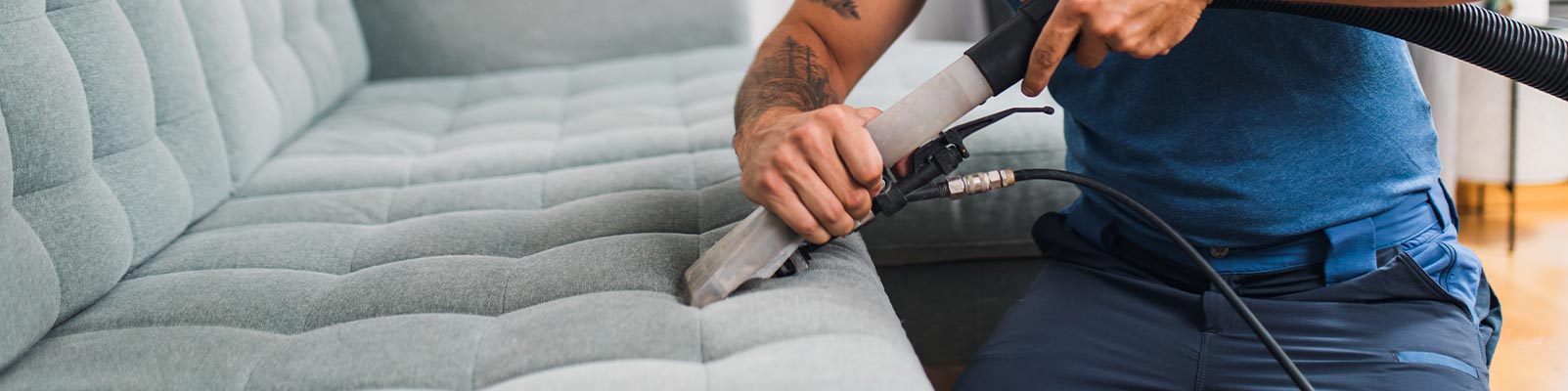 Professional upholstery cleaning service