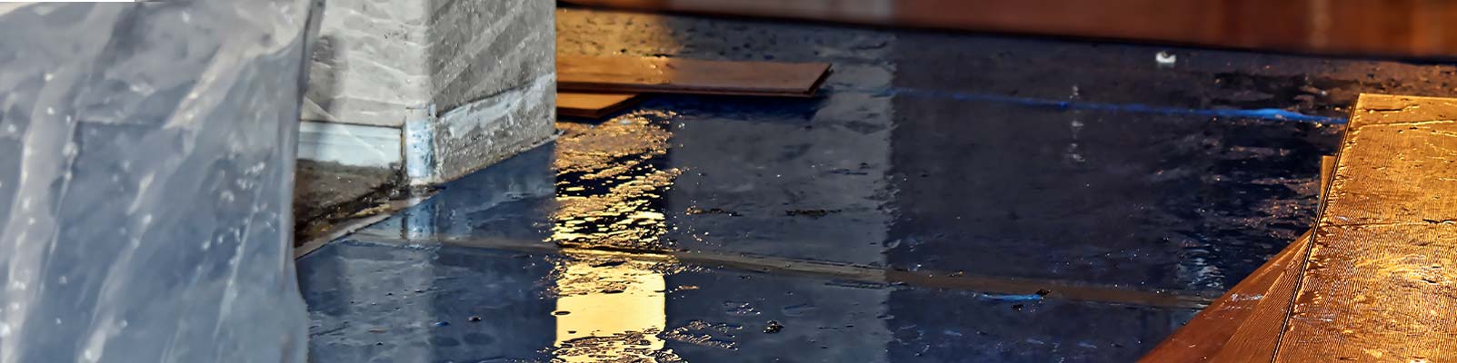 Water damaged floor
