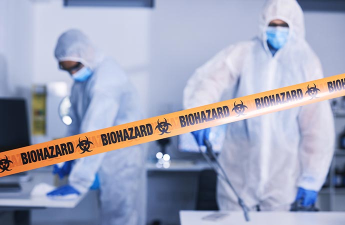 Biohazard cleanup services