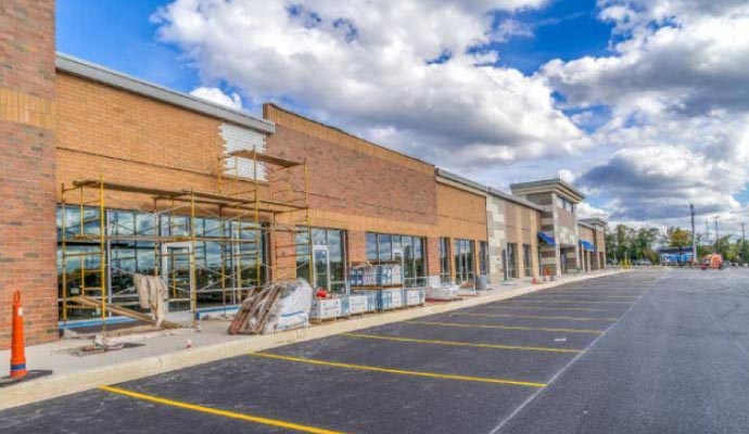 Commercial building currently under construction