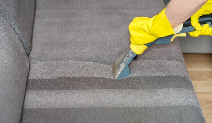 Upholstery cleaning process