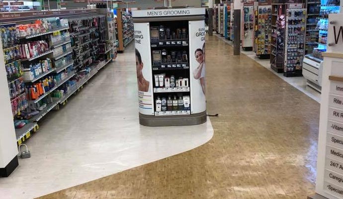Clean retail store