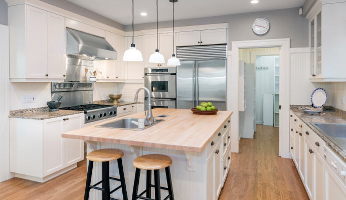A modern kitchen