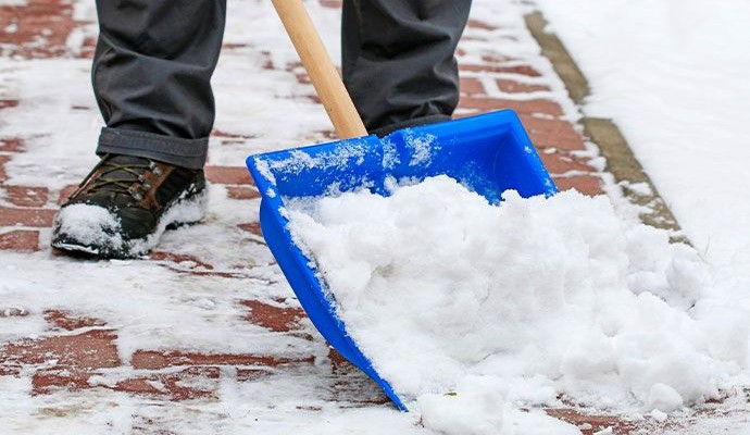 Digging out after winter