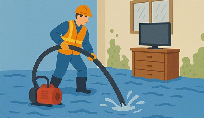 24/7 Emergency Response for Flood Damage