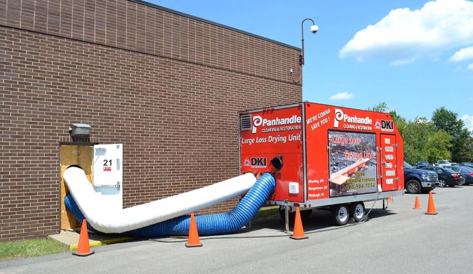Commercial cleaning services provided with Panhandle vehicles