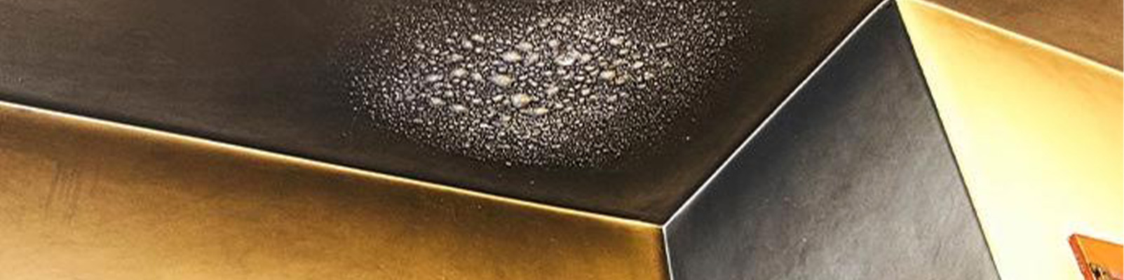 Smoke damaged ceiling banner