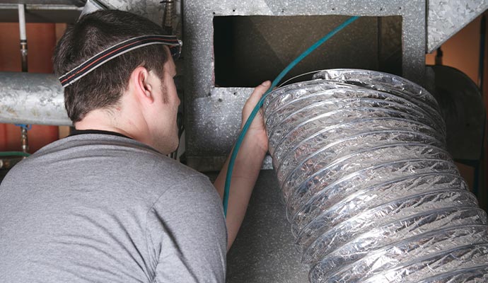 Duct smoke removal service