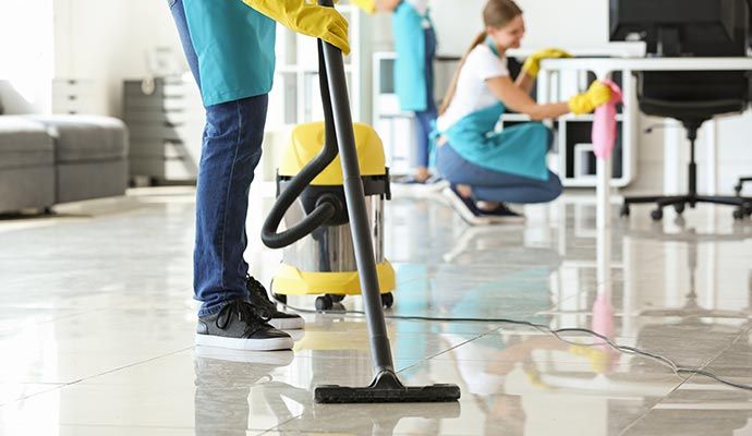 Professional floor cleaning service