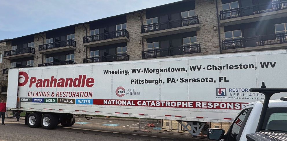 Panhandle Cleaning & Restoration service vehicle