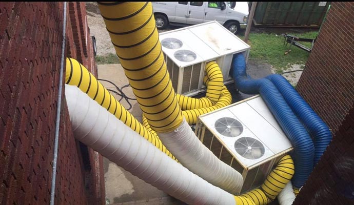 HVAC climate control rental unit