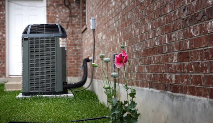 Installed clean HVAC system