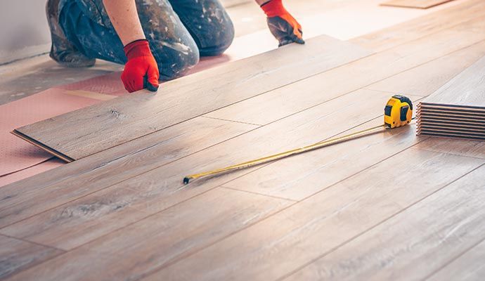 New wooden floor installation service