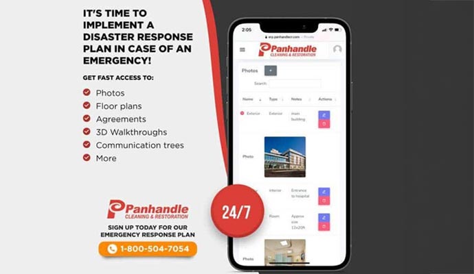 Panhandle Cleaning & Restoration ERP platform