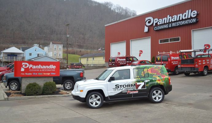 Panhandle Cleaning and Restoration service vehicles Panhandle Cleaning and Restoration service vehicles