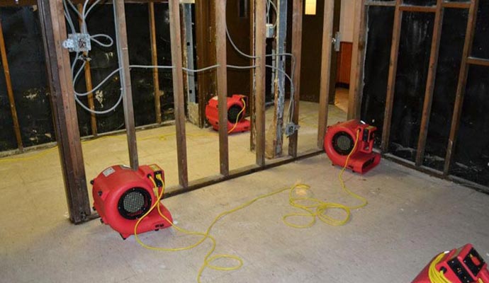 Professional water damage restoration
