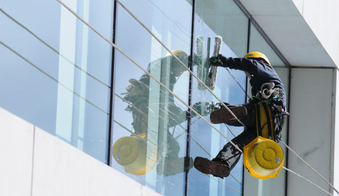 Professional window cleaning service