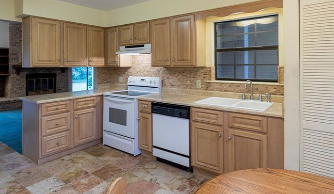 Remodeled kitchen