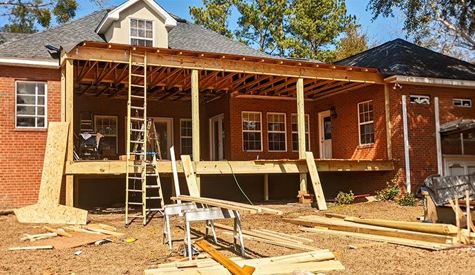 Residential house reconstruction service