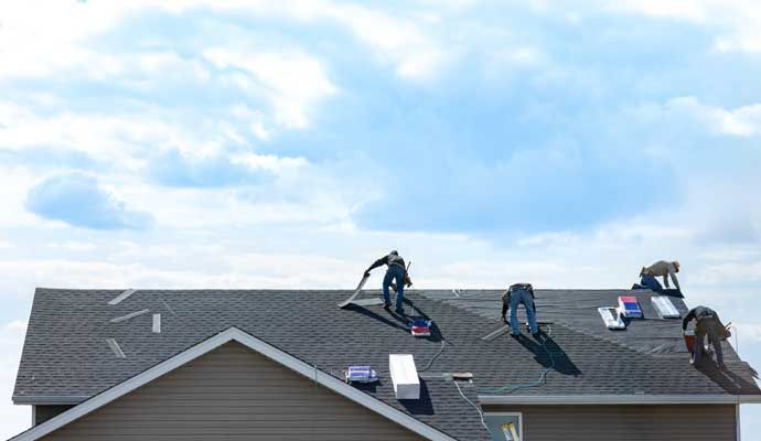 Roof tarping service