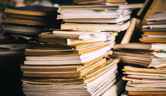 Stored books