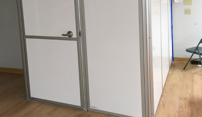 Temporary containment wall restoration