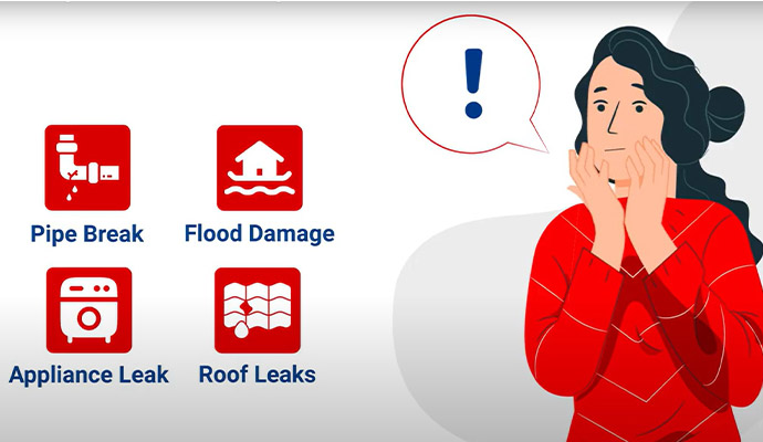 Water damage restoration service video thumbnail
