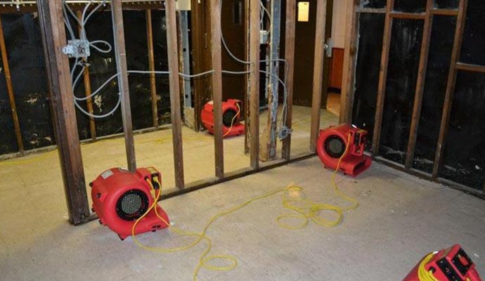 Water damage restoration services