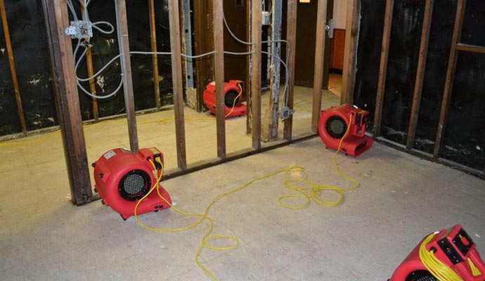 Water damage restoration equipment