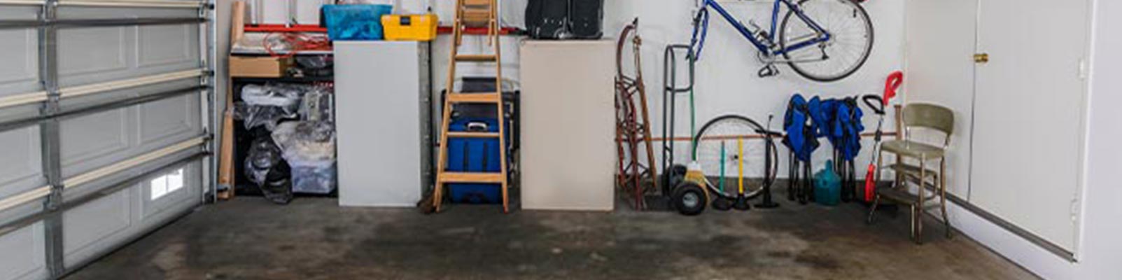 Water damaged garage