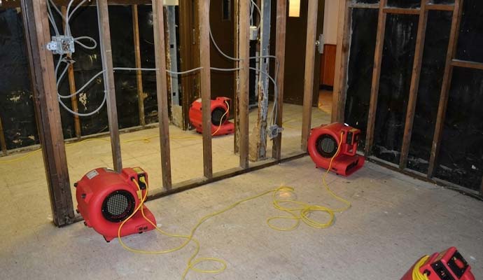 Water drying fans